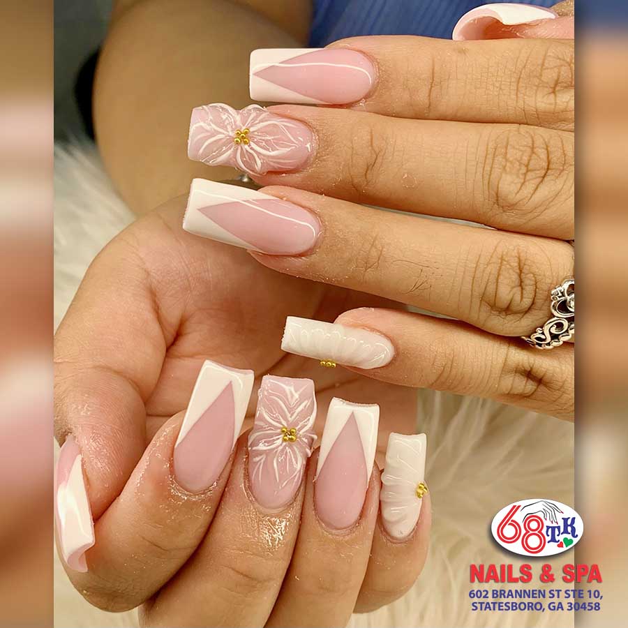 68 TK Nails & Spa logo